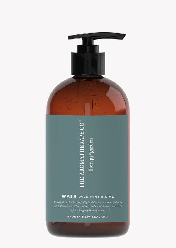 Therapy Garden Hand Wash | Wild Mint & Lime - The Aromatherapy Co - Coco Blue