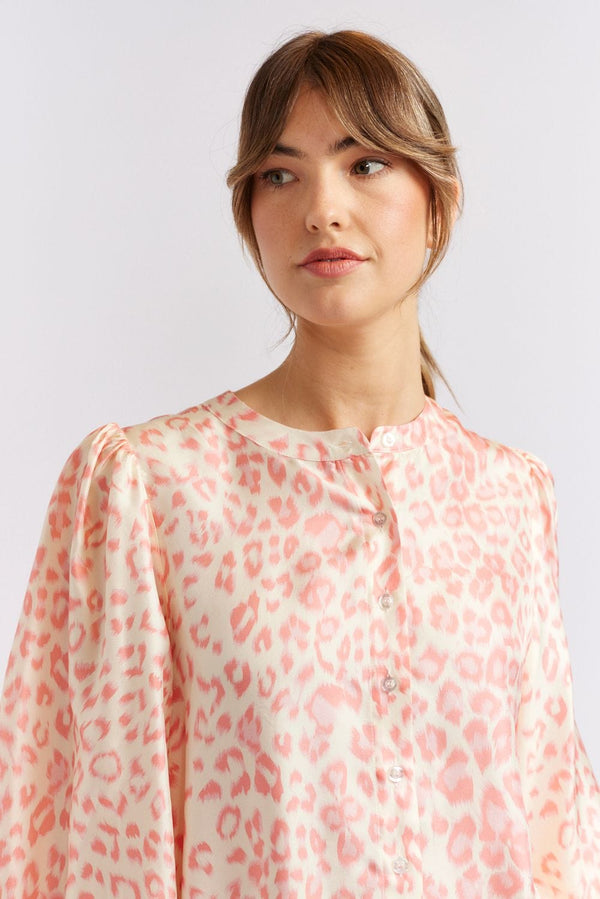 Magnonlia Shirt | Pink Animal Print - Alessandra - Coco Blue