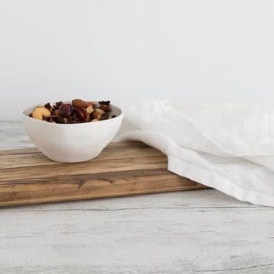 12cm Ceramic Bowl | White - Flax - Coco Blue