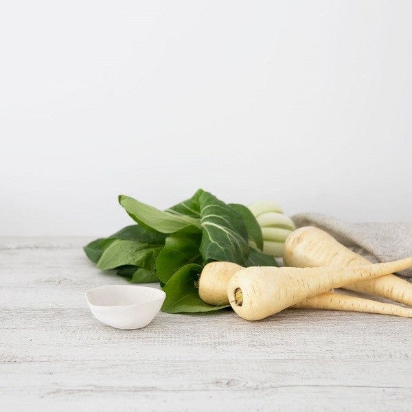8cm Pinch Pot | White - Flax - Coco Blue