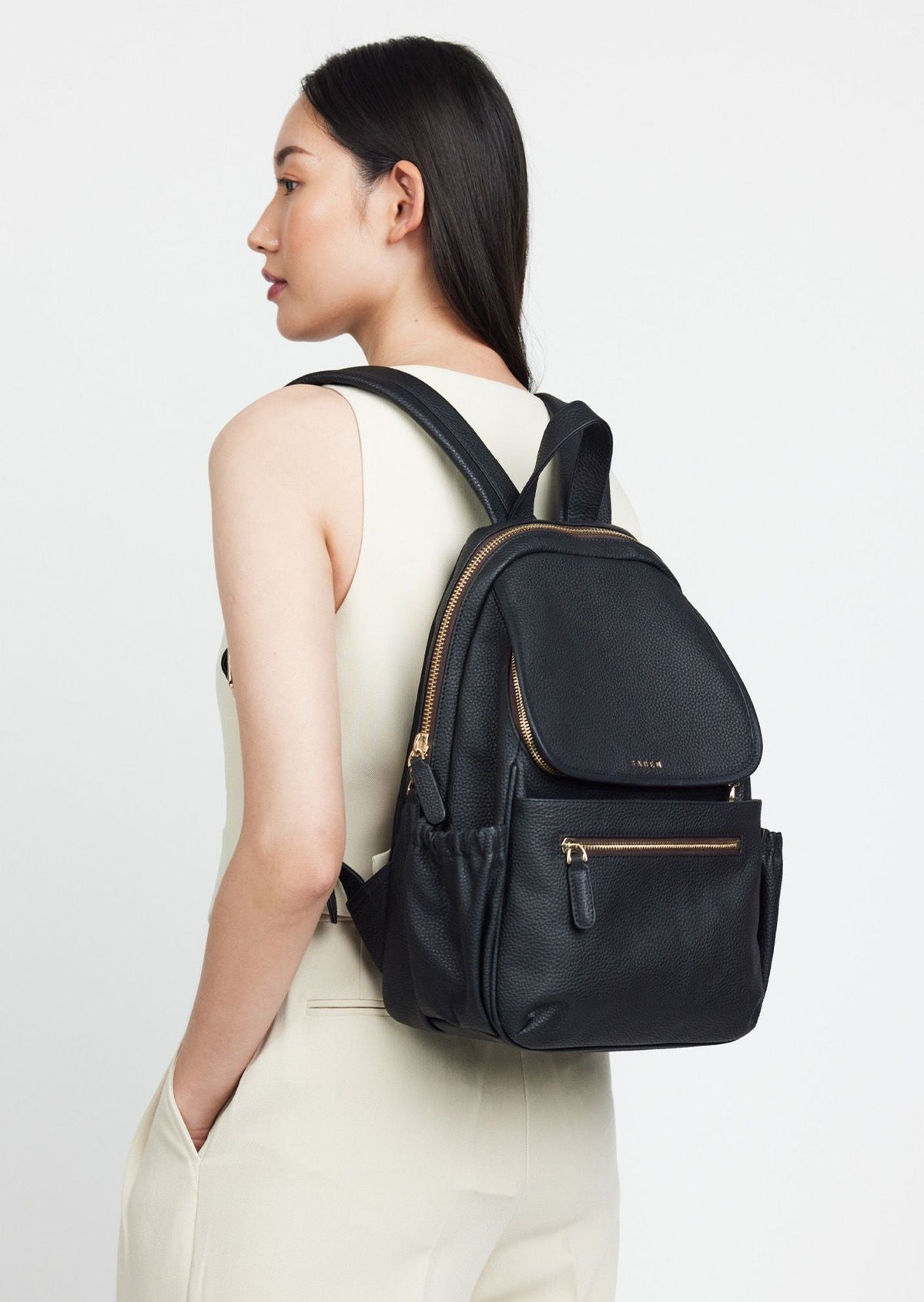 Saben Atlas Backpack Black Coco Blue