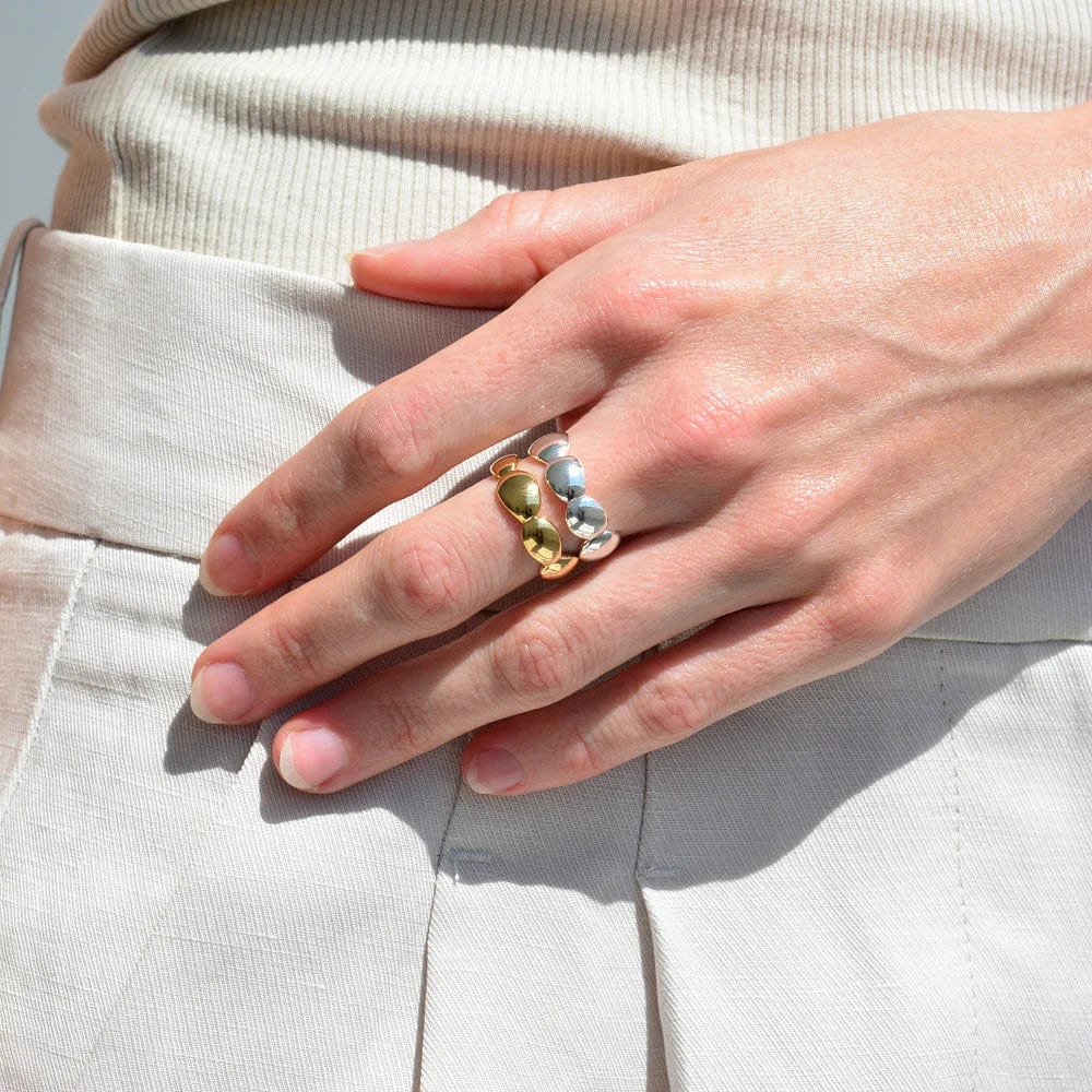 Alga Ring | Silver - Linda Tahija - Coco Blue