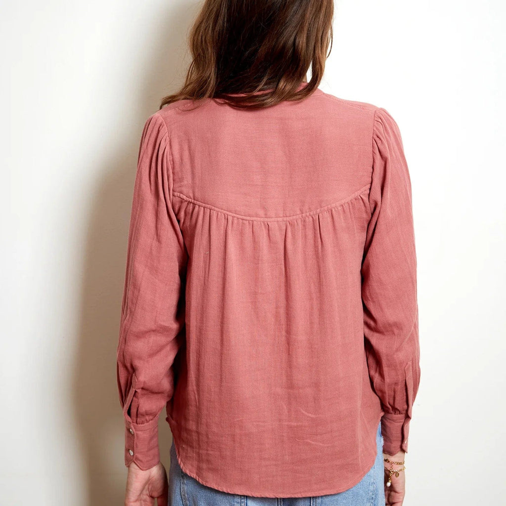 Amelie Blouse | Desert Pink - Marie Louise De Monterey - Coco Blue