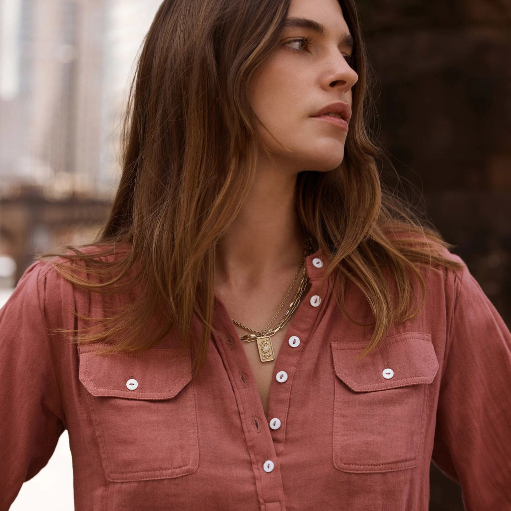 Amelie Blouse | Desert Pink - Marie Louise De Monterey - Coco Blue