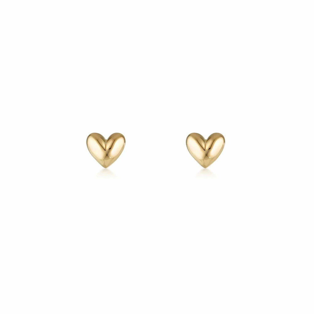 Amore Stud Earrings | Gold - Linda Tahija - Coco Blue