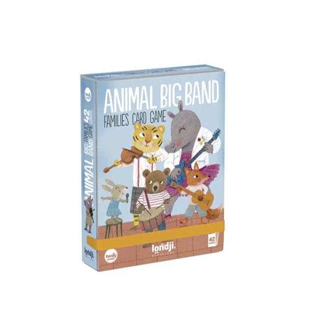 Animal Big Band Families Card Game - Londji - Coco Blue