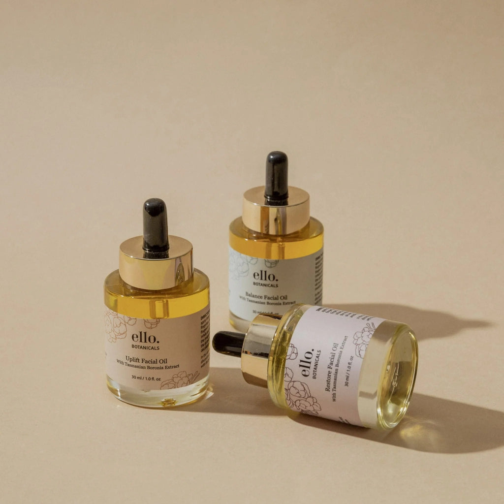 Balance Facial Oil - Ello Botanicals - Coco Blue