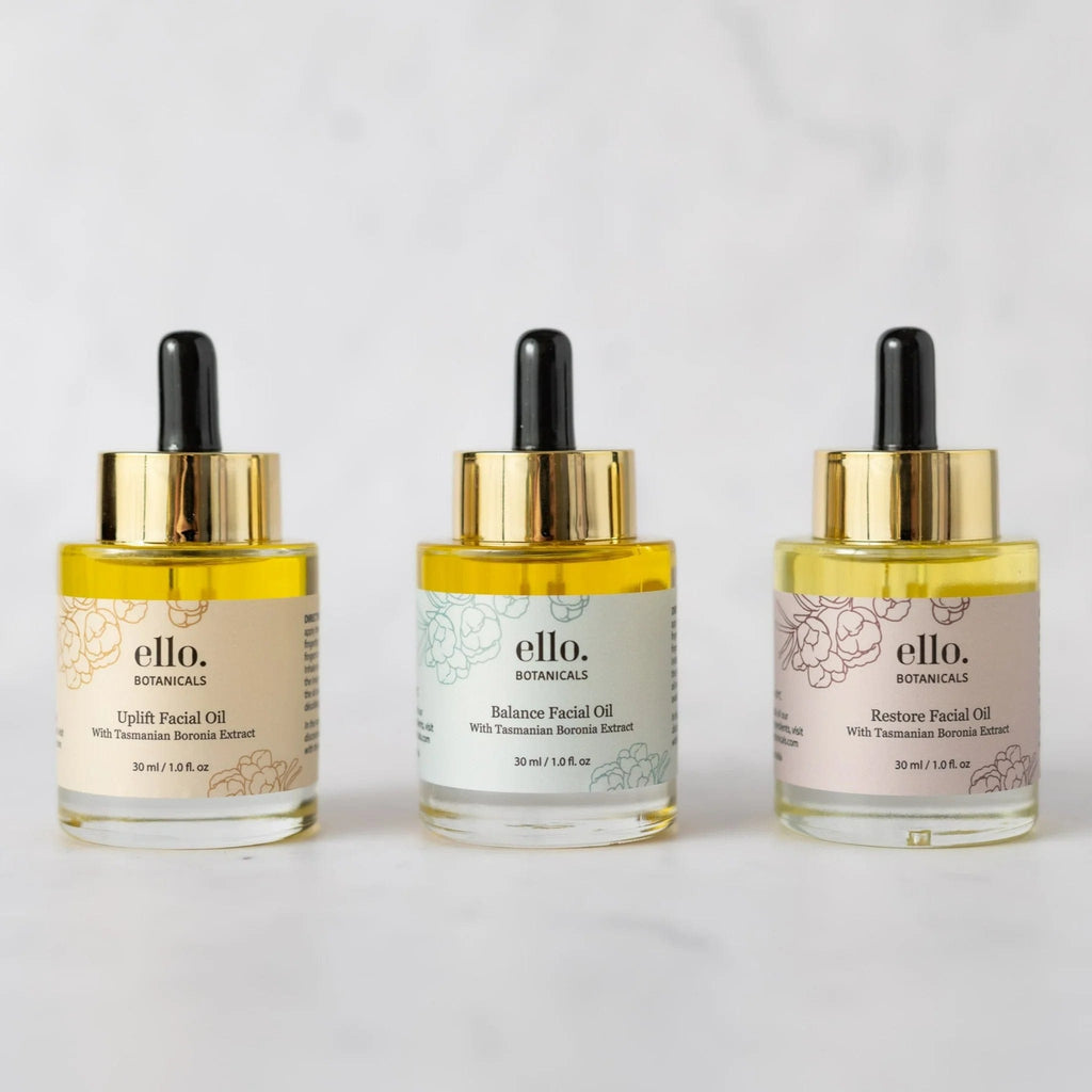 Balance Facial Oil - Ello Botanicals - Coco Blue