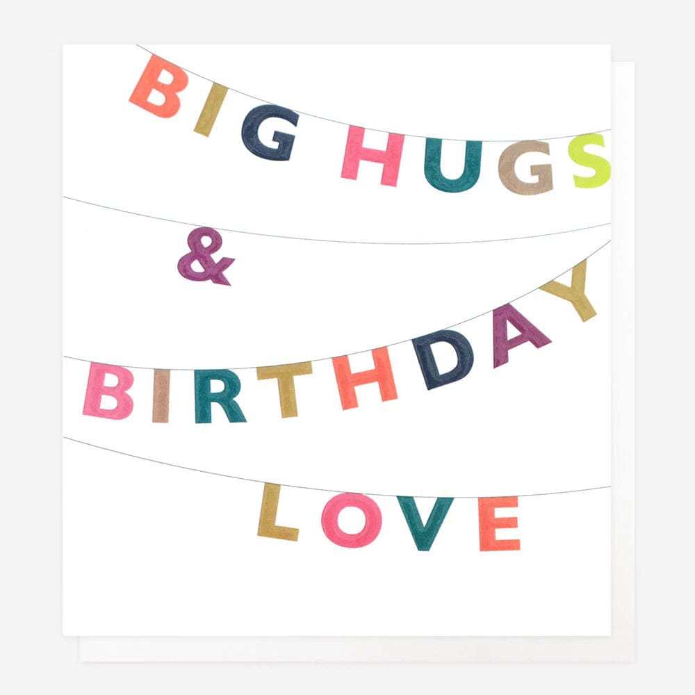 Big Hugs & Birthday Love Card - Caroline Gardner - Coco Blue
