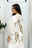 Birdy Silky Sequin Kimono | White - JOEY THE LABEL - Coco Blue