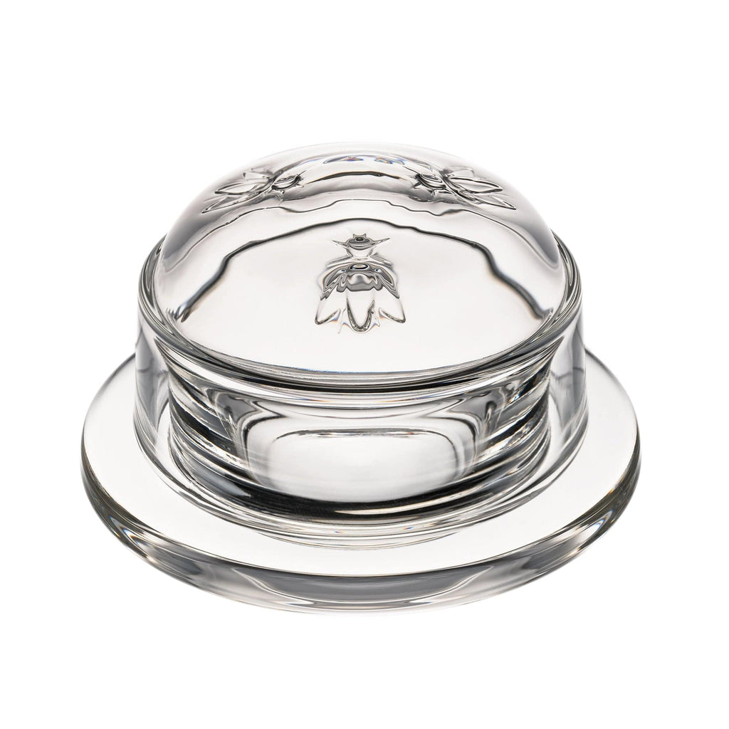 Boxed Bee Butter Dish | Clear - La Rochere - Coco Blue