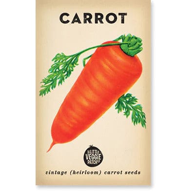 Carrot 'Baby Amsterdam' Heirloom Seeds - Little Veggie Patch Co - Coco Blue