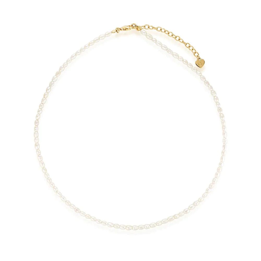 Coastal Pearl Necklace | Gold - Linda Tahija - Coco Blue