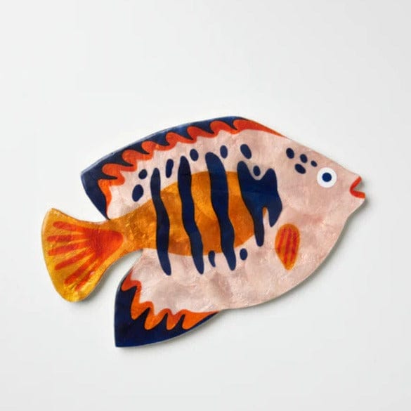 Dorito Fish Wall Art - Jones & Co - Coco Blue