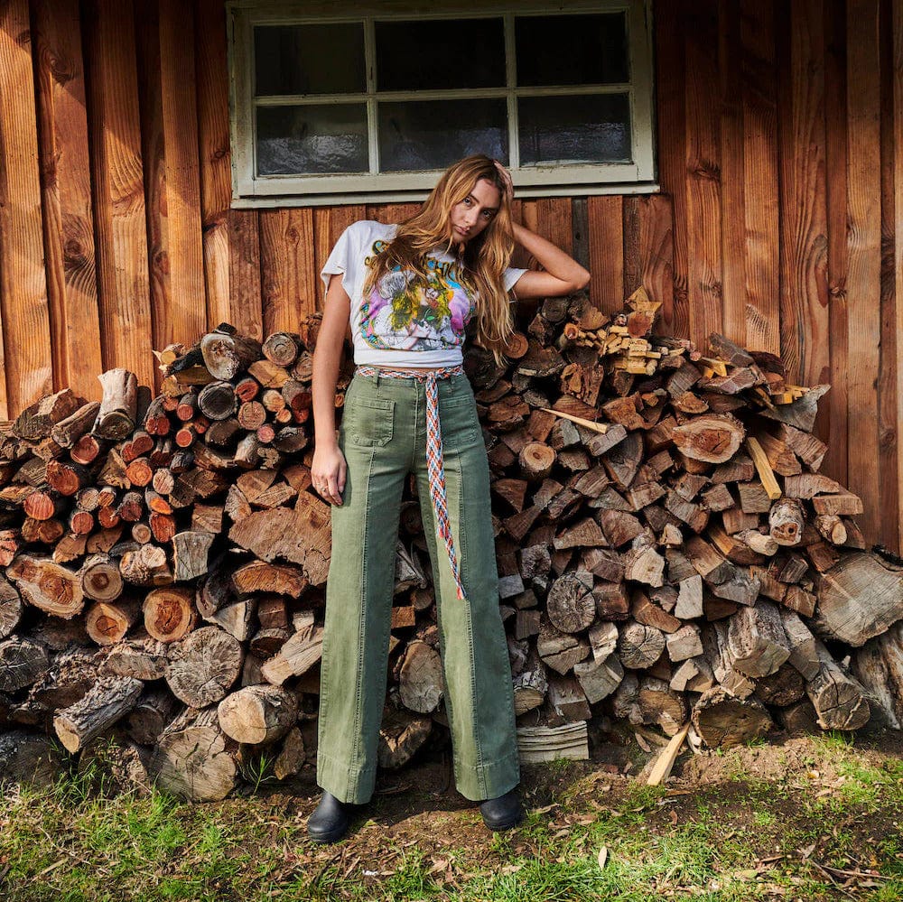 Farrah Jeans | Khaki - Kireina - Coco Blue