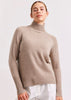 Fifi Polo Sweater | Walnut - Alessandra - Coco Blue
