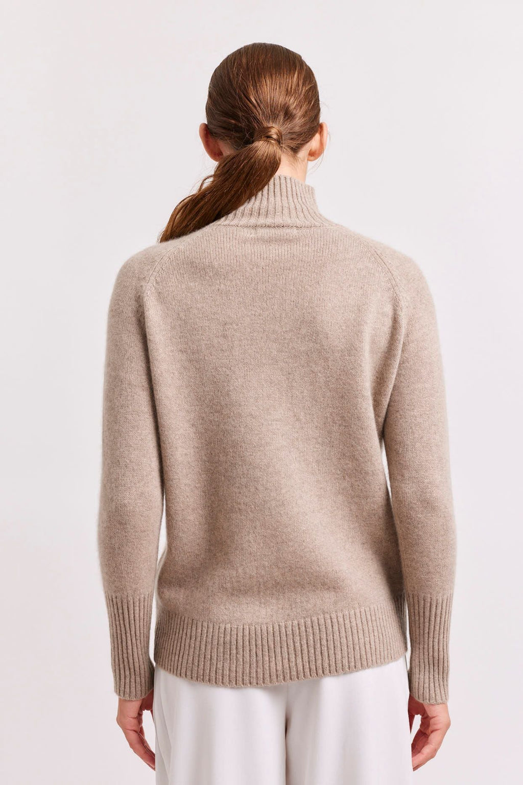 Fifi Polo Sweater | Walnut - Alessandra - Coco Blue