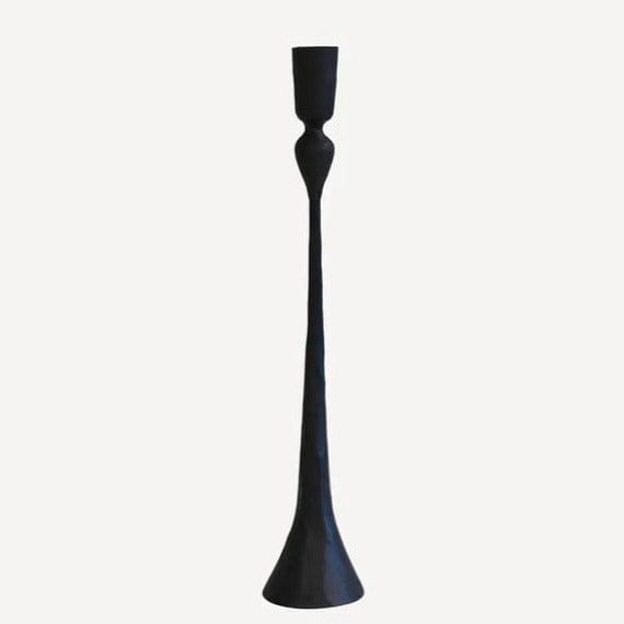 Fluted Candle Holder | Large - Coco Blue - Coco Blue