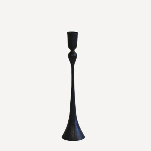 Fluted Candle Holder | Medium - Coco Blue - Coco Blue