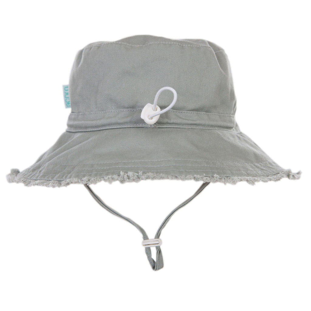 Frayed Bucket Hat | Khaki - Acorn Kids - Coco Blue