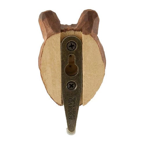 Hand Carved Animal Hooks - Wildlife Garden - Coco Blue