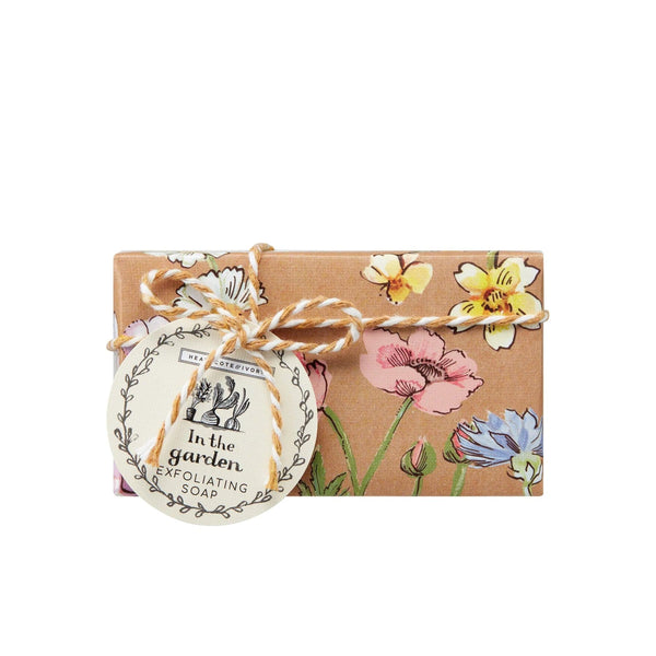 In The Garden Exfoliating Soap Bar - The International Fine Fragrance Co - Coco Blue