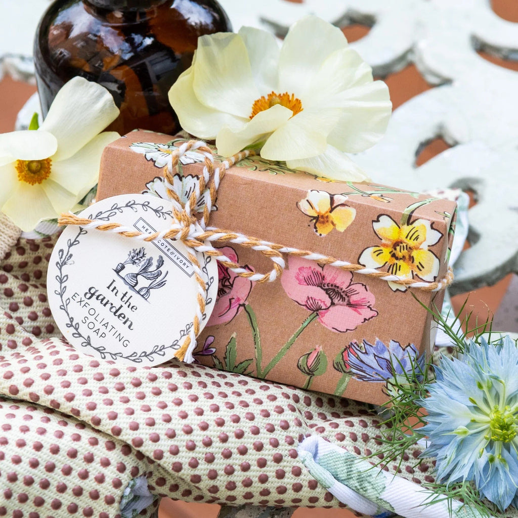 In The Garden Exfoliating Soap Bar - The International Fine Fragrance Co - Coco Blue