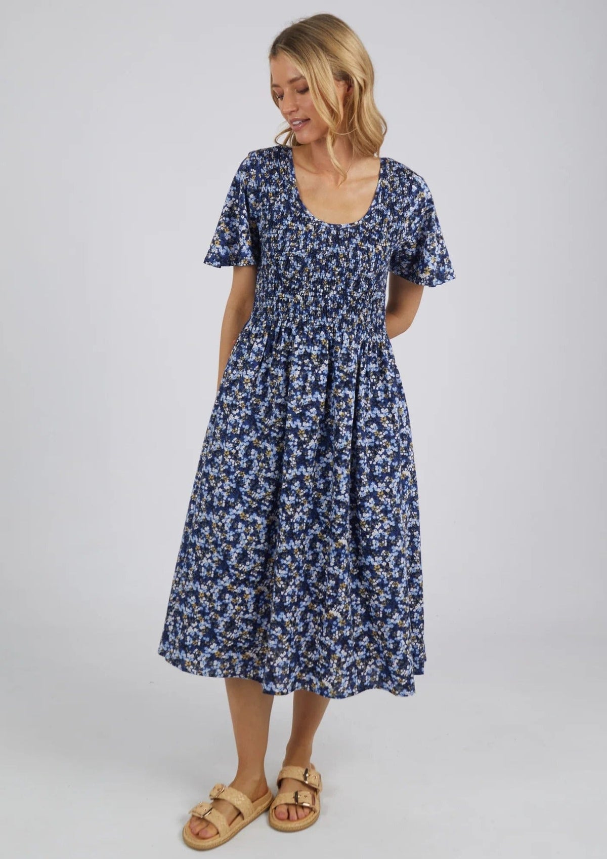 Foxwood Heidi Dress | Ecru | Coco Blue