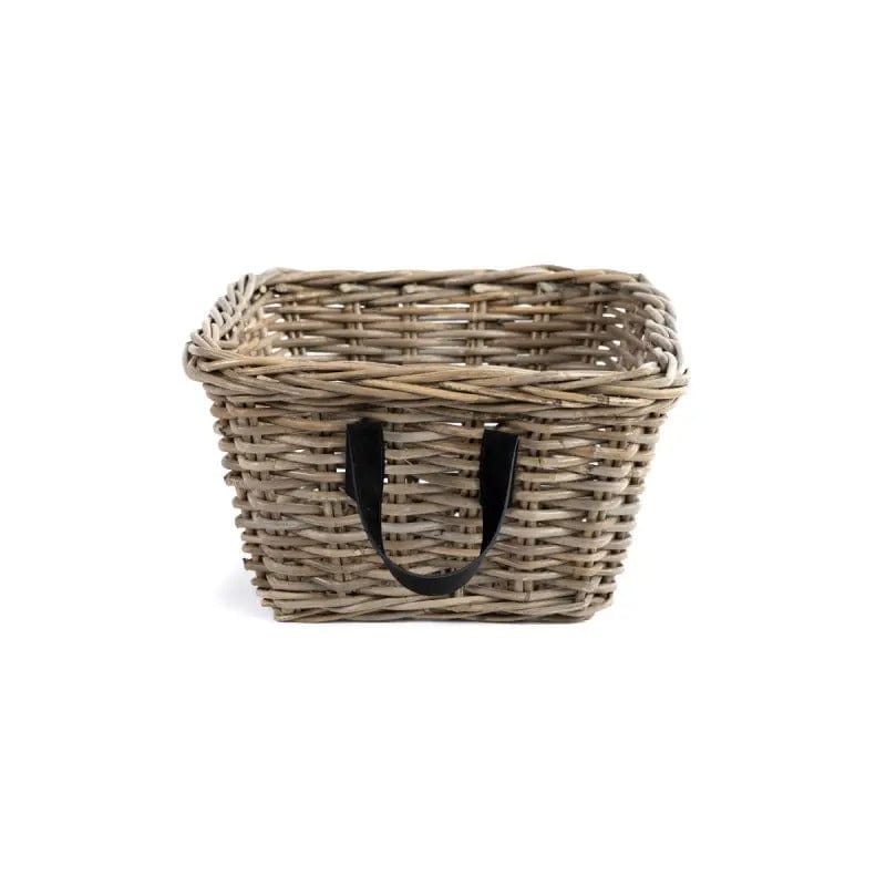 Metropole Basket w Leather Handles - Coco Blue - Coco Blue