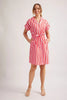 Mila Dress | Pink Parasol Stripe - Alessandra - Coco Blue