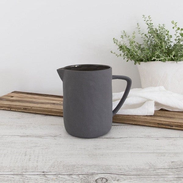 Milk Jug | Charcoal - Flax - Coco Blue