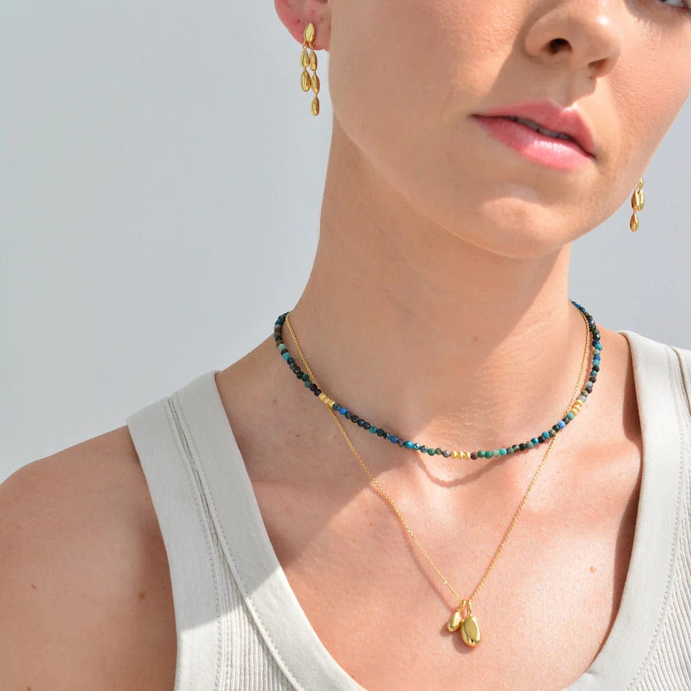Mirage Necklace | Chrysocolla - Linda Tahija - Coco Blue