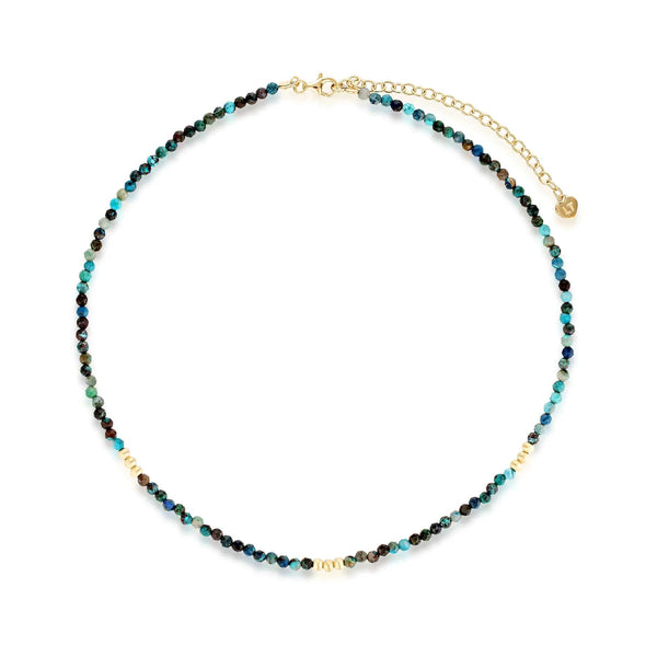 Mirage Necklace | Chrysocolla - Linda Tahija - Coco Blue