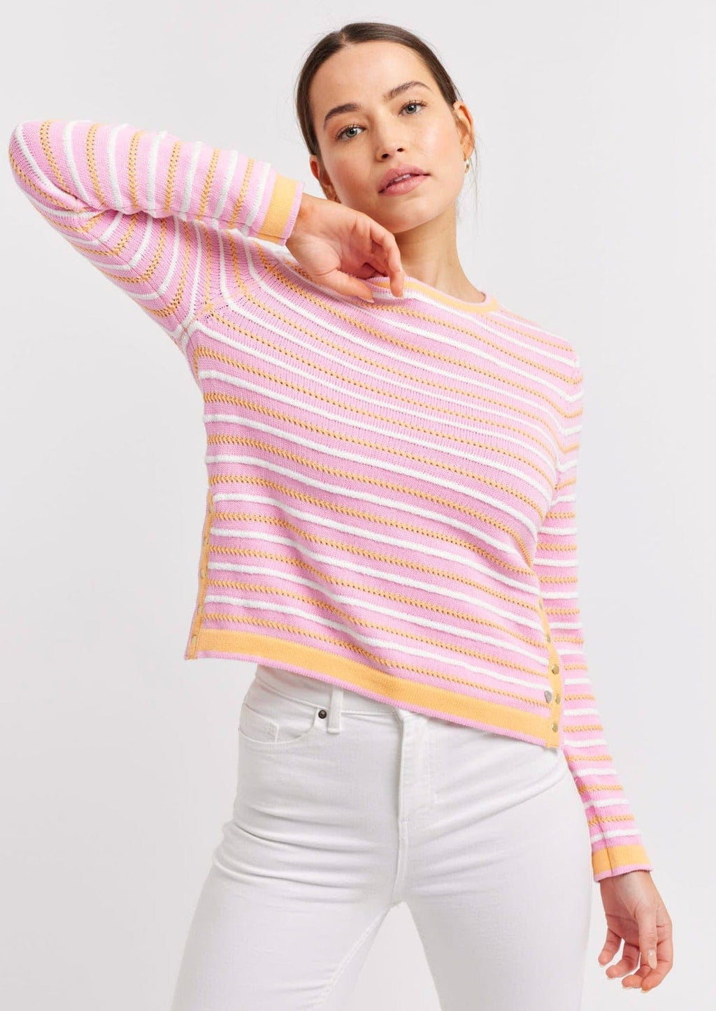 Momento Cotton Jumper | Peony - Alessandra - Coco Blue