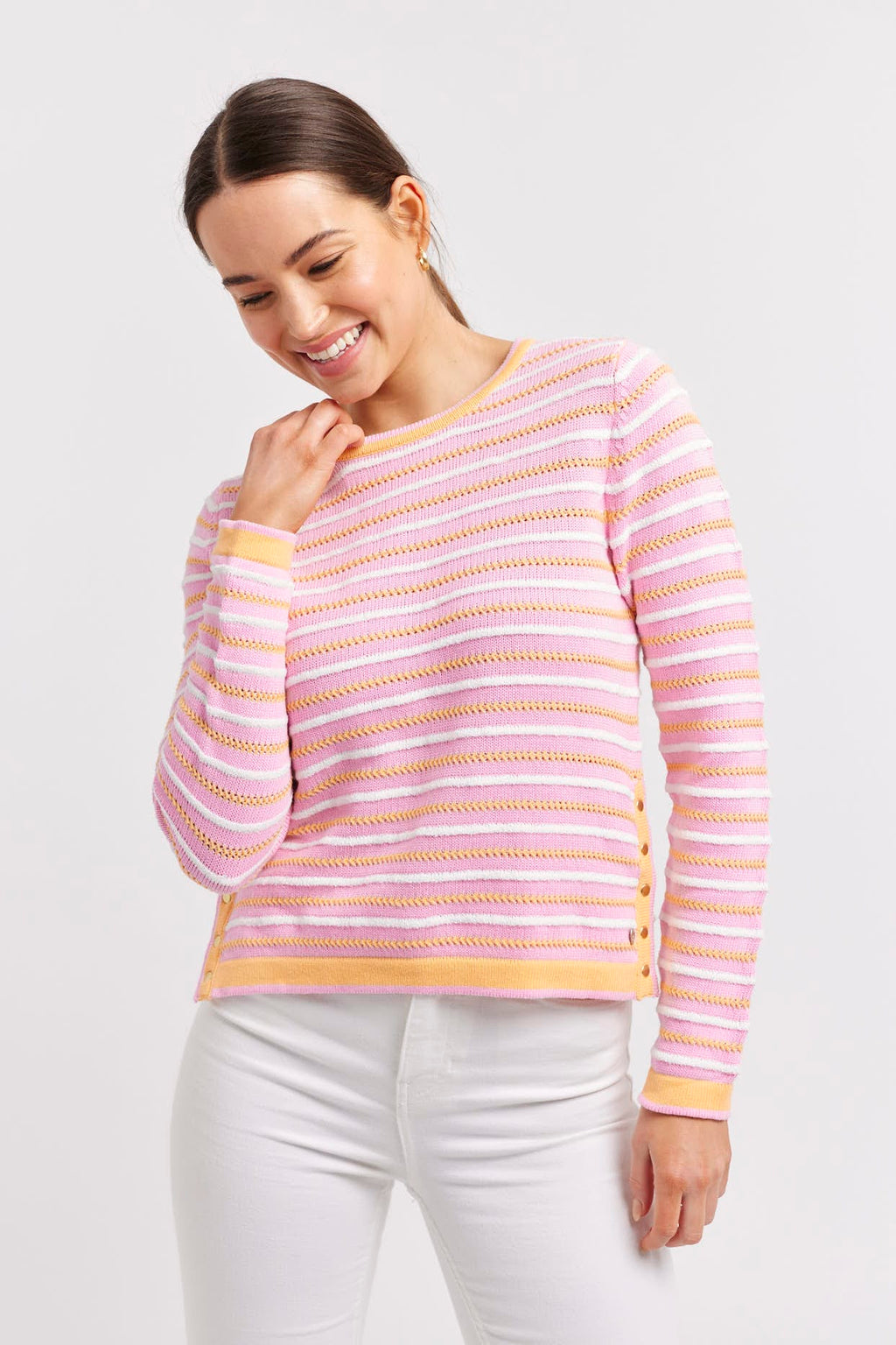 Momento Cotton Jumper | Peony - Alessandra - Coco Blue