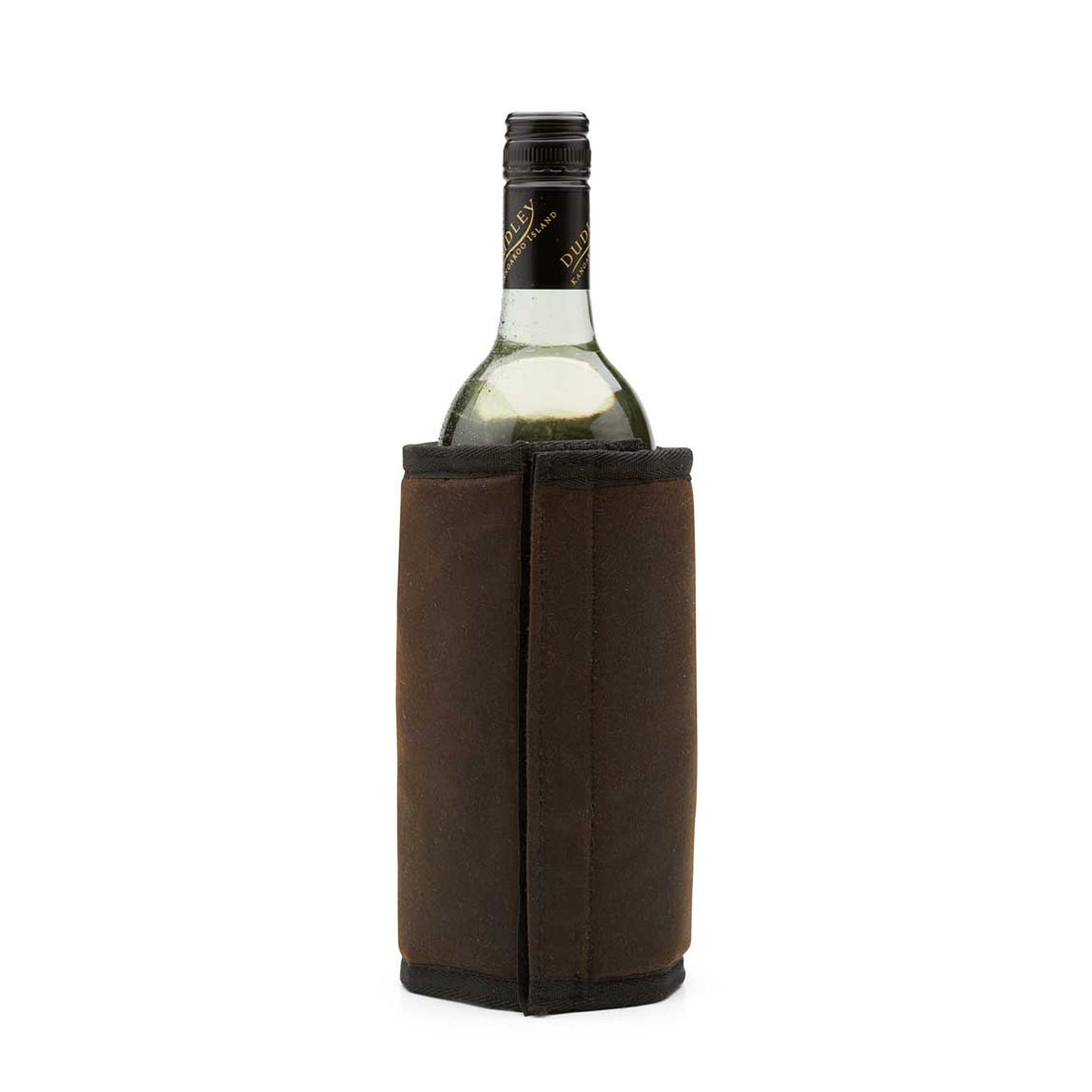 Didgeridoonas Oilskin Wine Bottle Wrap Coco Blue