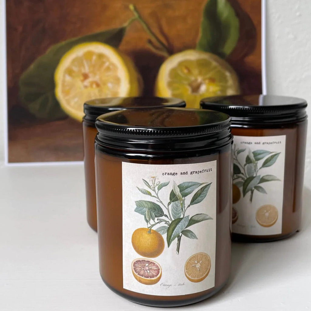Orange & Grapefruit Candle - Lazybones - Coco Blue