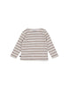 Partial Long Sleeve Tee | Stripe - Animal Crackers - Coco Blue