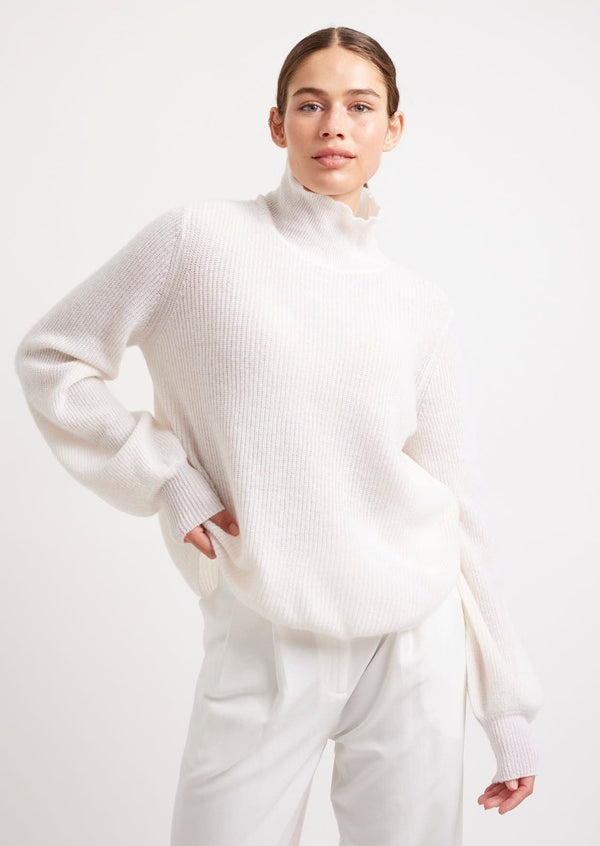 Pepper Sweater | White - Alessandra - Coco Blue