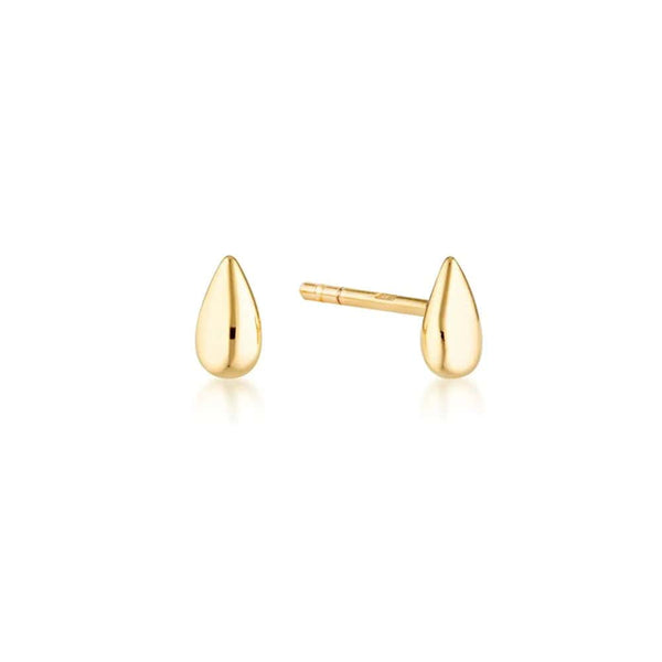 Petal Stud Earrings | Gold - Linda Tahija - Coco Blue