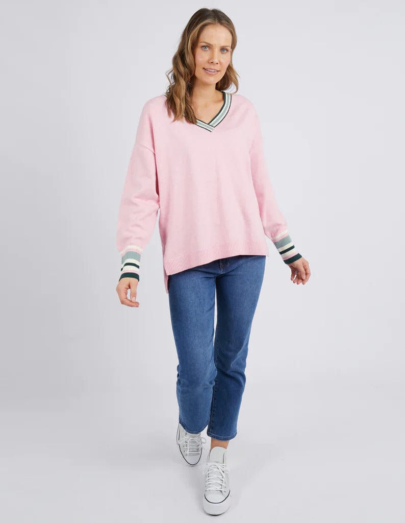 Phoenix Knit | Sherbet Pink - Elm - Coco Blue
