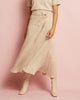 Rebecca Knit Skirt | Sandstone - Arlington Milne - Coco Blue