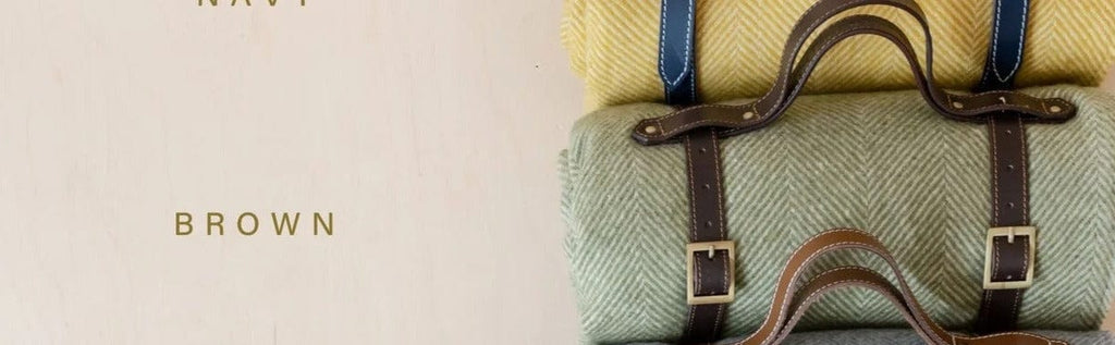 Recycled Wool Picnic Blanket | Black Watch Tartan - The Tartan Blanket Co - Coco Blue