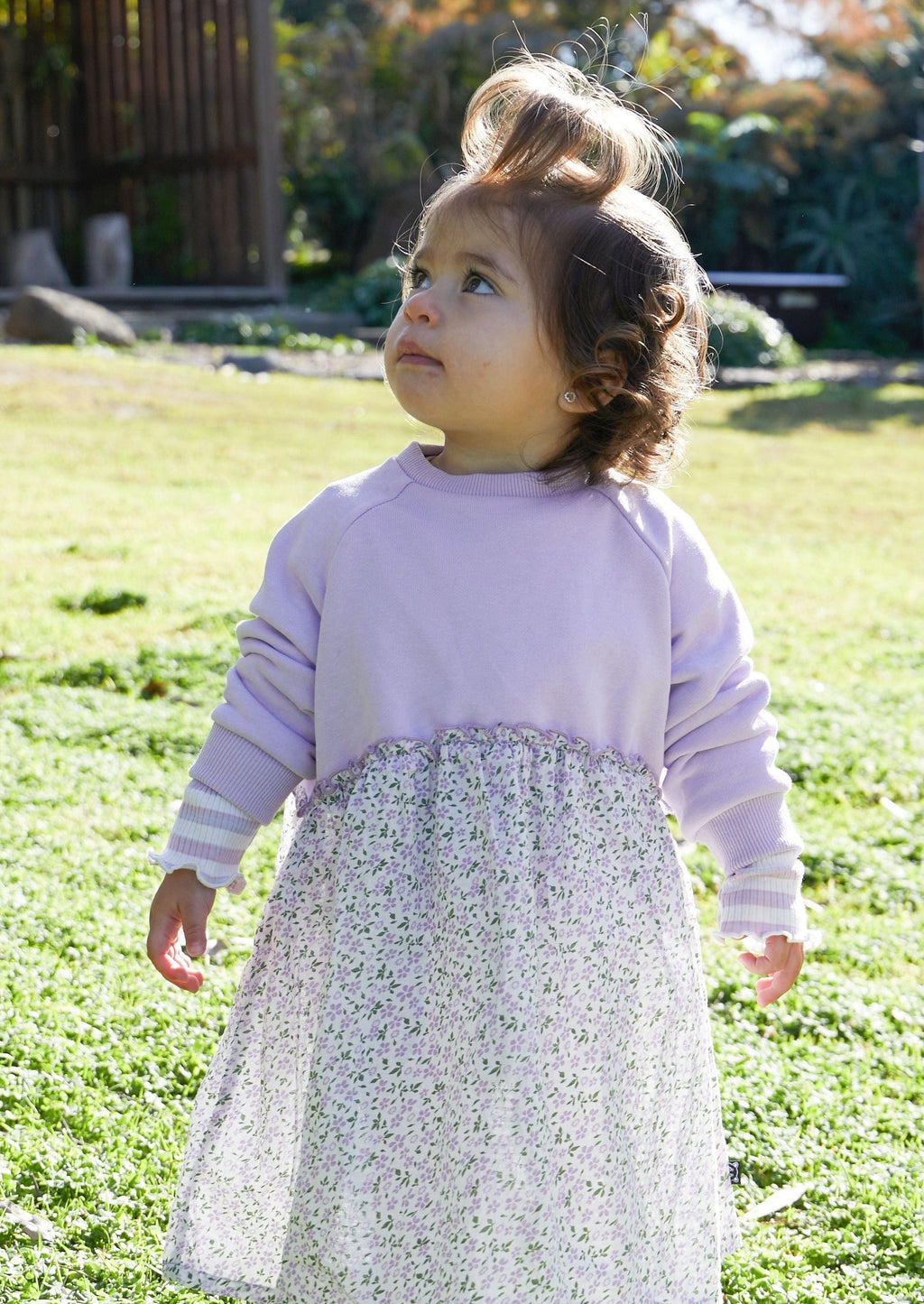 Ruffled Dress | Purple - Animal Crackers - Coco Blue