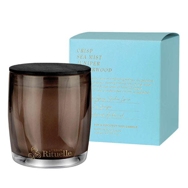 Scented Soy Candle | 400gm | 6 Fragrances - Urban Rituelle - Coco Blue