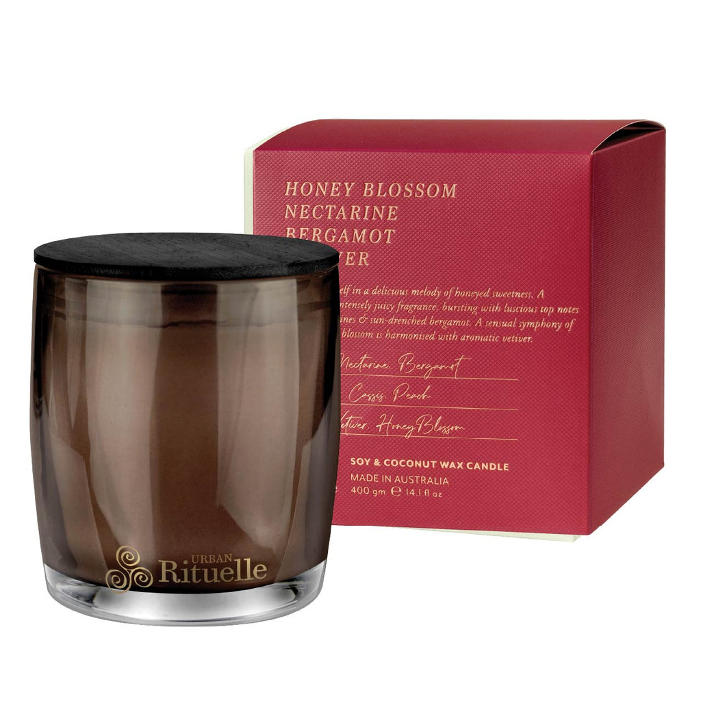Scented Soy Candle | 400gm | 6 Fragrances - Urban Rituelle - Coco Blue