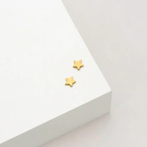 Star Stud Earrings | Gold - Linda Tahija - Coco Blue