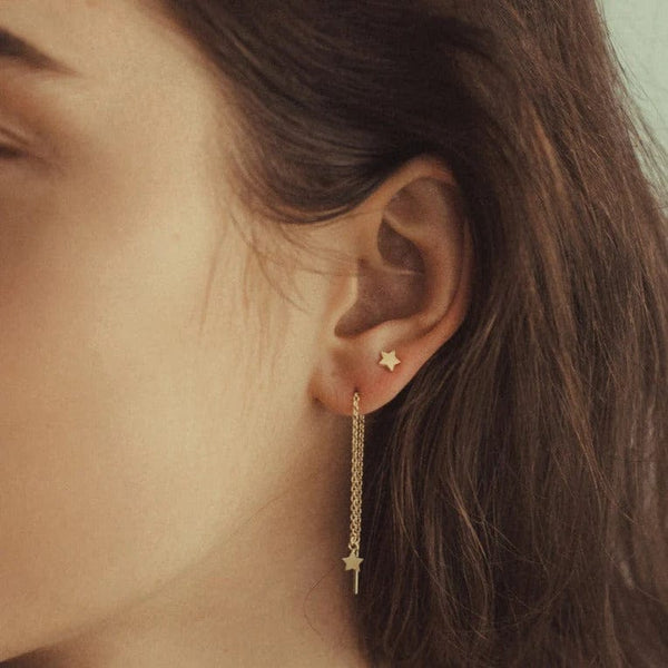 Star Stud Earrings | Gold - Linda Tahija - Coco Blue