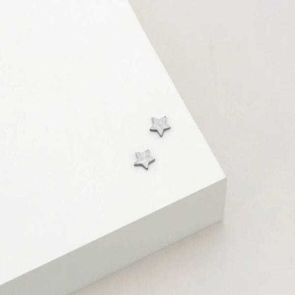 Star Stud Earrings | Silver - Linda Tahija - Coco Blue