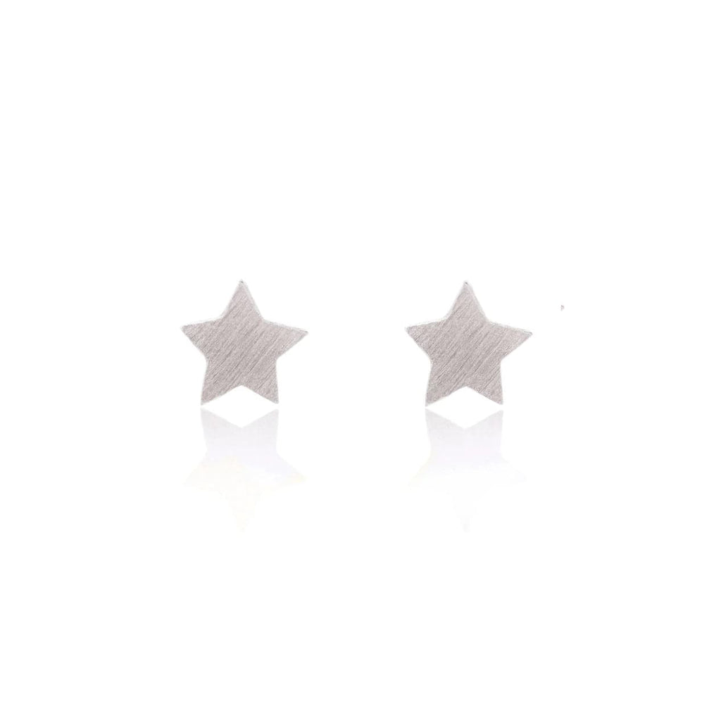 Star Stud Earrings | Silver - Linda Tahija - Coco Blue